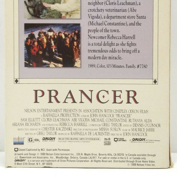 Prancer (VHS, 1990) 4977E1M - Picture 6 of 9